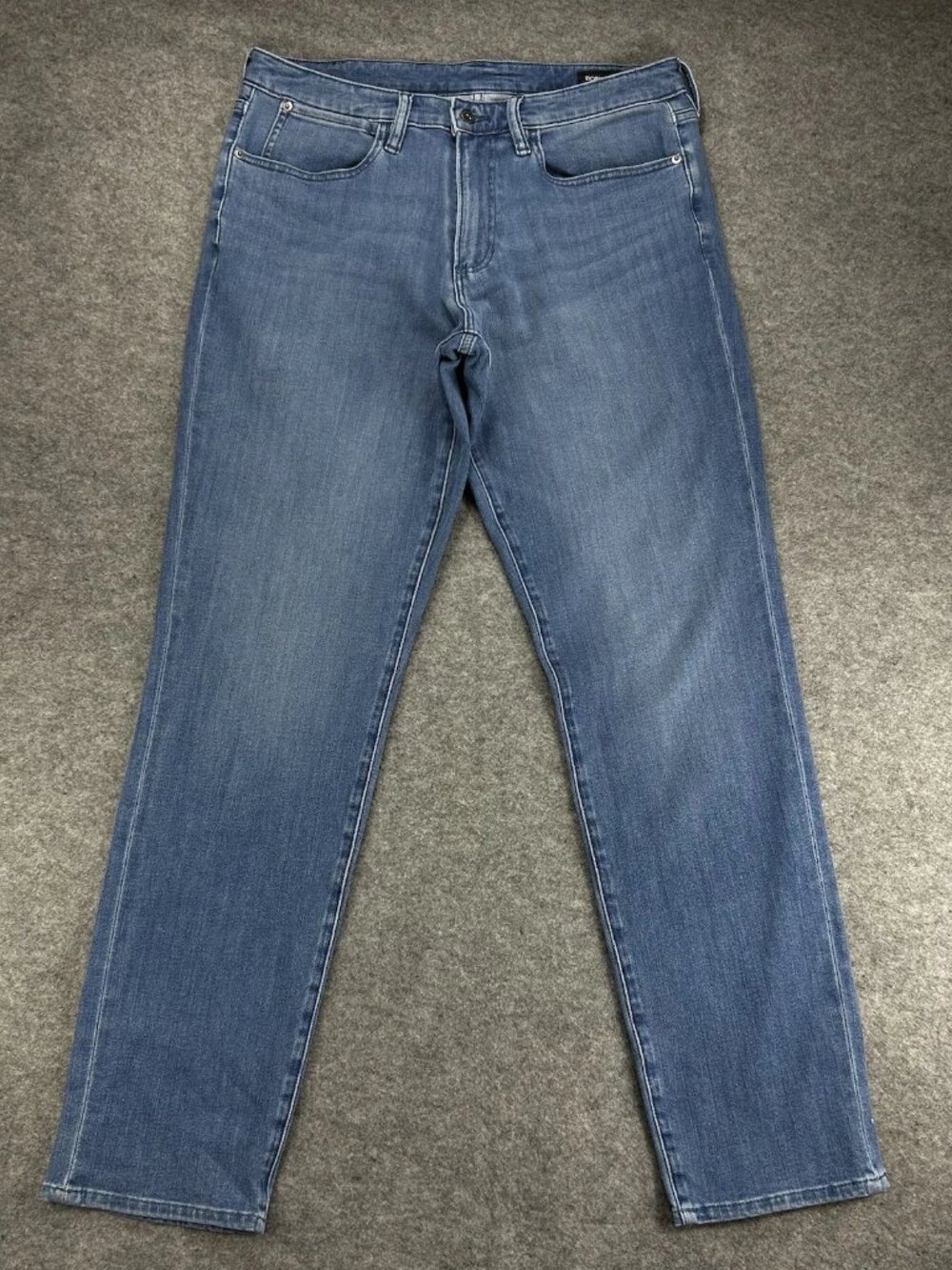 Bonobos Jeans Mens 35x34 Blue Denim Straight Leg Athletic Fit Stretch Pockets